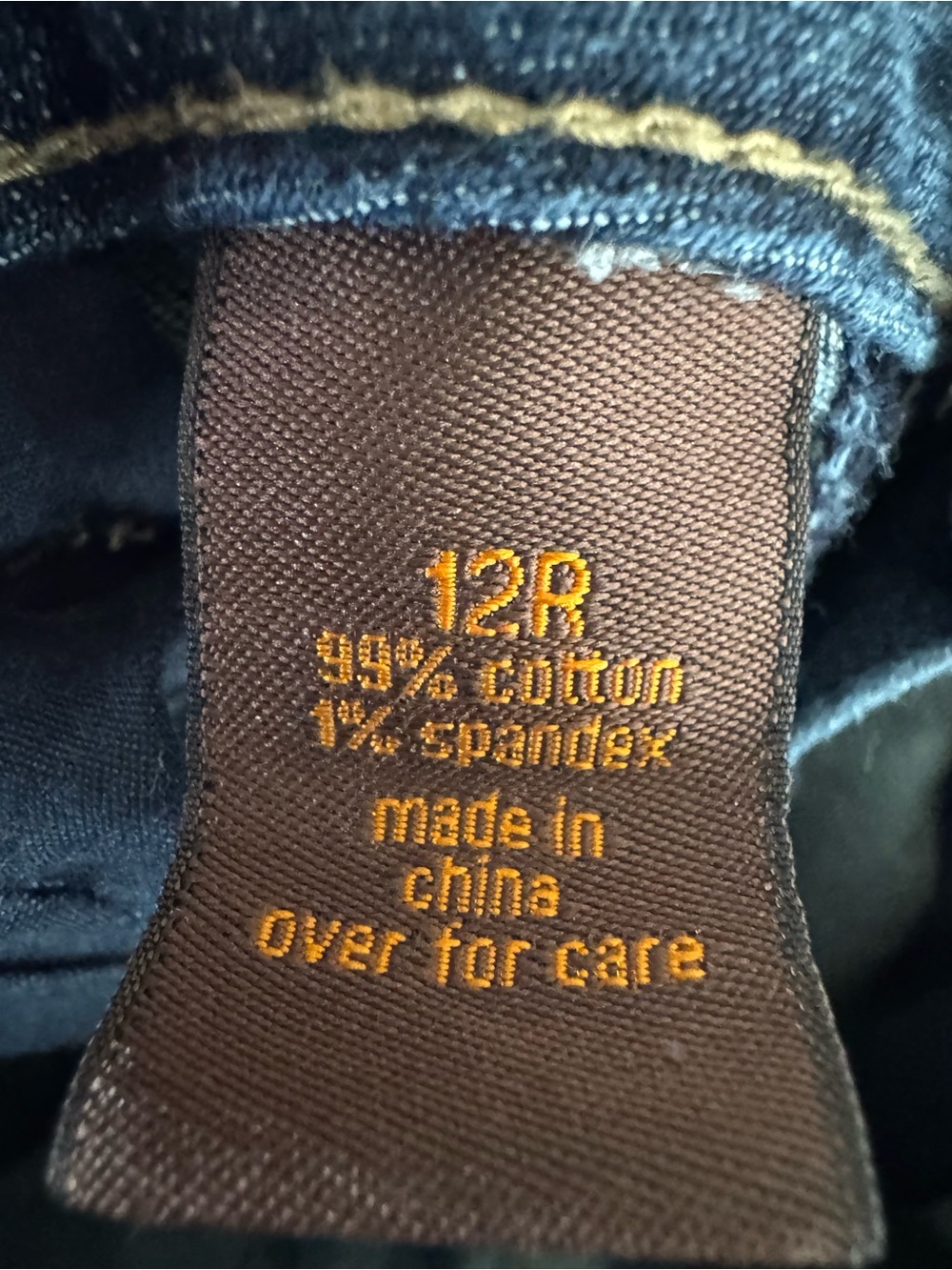 The Limited blue Jeans 99% cotton size 12R - Picture 4 of 4